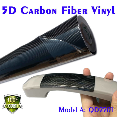 Film in fibra di carbonio 3D per avvolgimento auto personalizzabile in molti colori e modelli