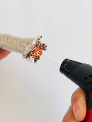 Fibre di ceramica resistente al fuoco corda con massimo 1260 e disegno personalizzato sul mercato