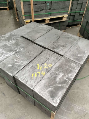 Densità di grafite stampata 1,80 g 1,85 g 1,91 g/cm3 Blocco di grafite per EDM