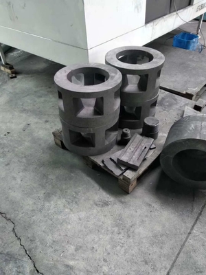 Rotore di grafite personalizzato per l'industria della colata dell'alluminio-alluminio 1.75g densità di massa
