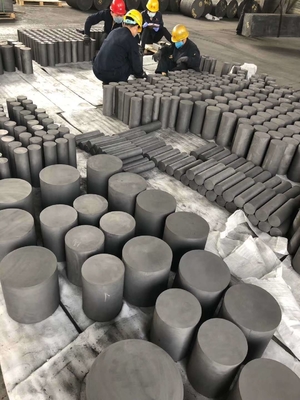 Rotore di grafite personalizzato per l'industria della colata dell'alluminio-alluminio 1.75g densità di massa