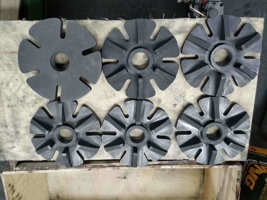 Rotore di grafite personalizzato per l'industria della colata dell'alluminio-alluminio 1.75g densità di massa