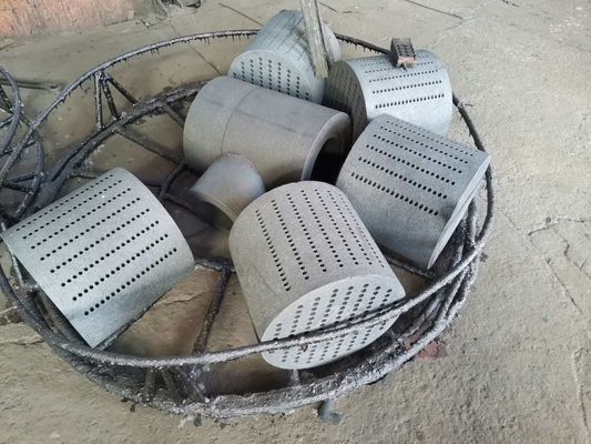 Blocco di scambiatori di calore industriali di grafite modellato per le industrie di morfologia cristallina