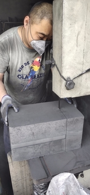 Grandi blocchi di grafite lavorati al 100% al carbonio 1.75 g/cm3 Morfologia cristallina Grafite a fiocco