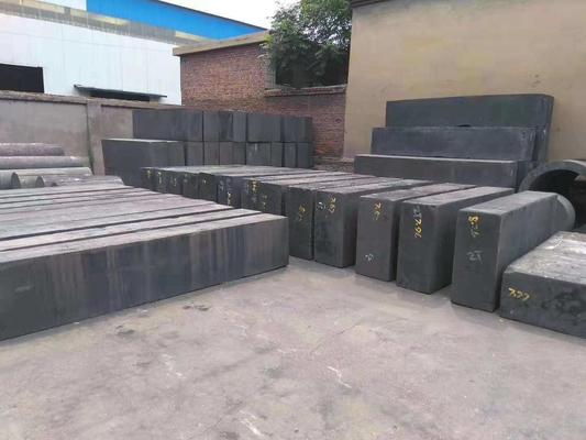 Grafite di grado industriale modellato 1,75 g/cm3 Blocco di grafite 740*400*2300mm