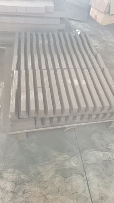Contenuto di carbonio 1,85 g/cm3 Lastra di grafite moltiplicata a grani fini per blocchi di grafite pura