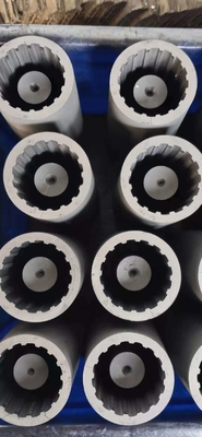 8% Porosità e resistenza di 7-10 Ohm Schimmiera esangolare di grafite per barre di ottone personalizzate