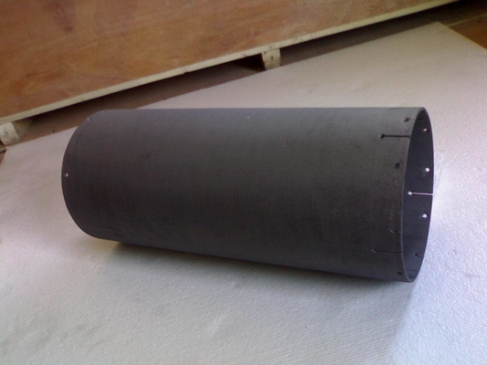 Tubo rotondo di grafite per forno a vuoto GRT-40 con 100% di carbonio e materiale