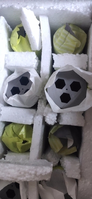 Moffa di grafite esagonale rotonda per ottoni di fusione continua orizzontale DC-1.85 in nero