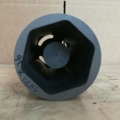 Moffa di grafite esagonale per fusione continua di rame a canna/tubo 100% grafite a fiocco di carbonio