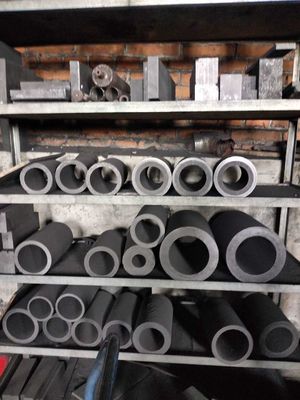 Modello di grafite personalizzato per la fusione di ottone/rame rotondo di forma esagonale densità di massa 1.85