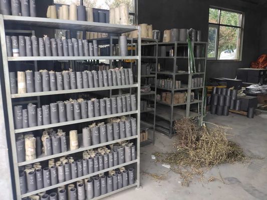 Modello di grafite personalizzato per la fusione di ottone/rame rotondo di forma esagonale densità di massa 1.85