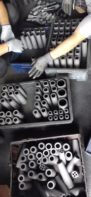 99% Carbon High Density Round Square Hexagonal Gear Graphite Mold per la fusione in ottone DC-1.89