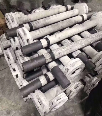Rotore di grafite estrusso per la produzione di alluminio e la morfologia dei cristalli