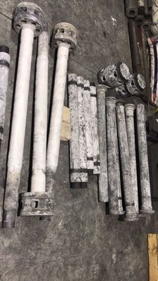 Rotore di grafite degassante ad alta densità per la purificazione dell'alluminio