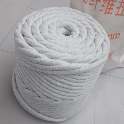 Corda rotonda intrecciata in fibra ceramica da 3-60 mm personalizzabile 6 mm per applicazioni a temperatura