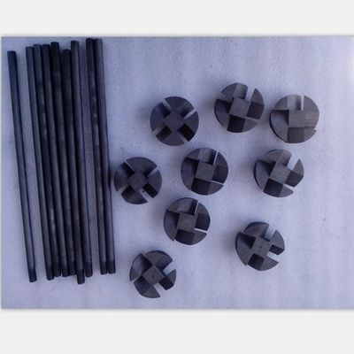 Grado industriale e 1,72g Densità di massa Resina Impregnato rotore di grafite personalizzato