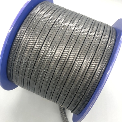 Imballaggio PTFE in grafite nera ad alta resistenza con specifiche standard