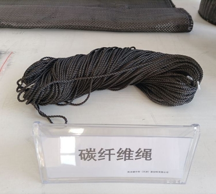 Corda di grafite di fibra di carbonio intrecciata grammo Peso 9-160GSM Pagamento di sostegno in USD
