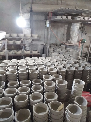 Crogiolo in ceramica a basso tenore di carbonio e basso tenore di zolfo per acciaio DC-15 Standard