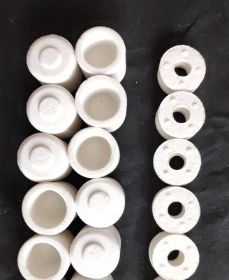1.7g crogiolo ceramico a densità di massa perfettamente progettato per analizzatore di zolfo di carbonio