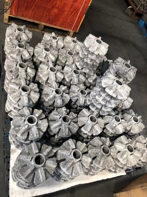 Rotore e albero di grafite con rivestimento anti-ossigeno per la fusione dell'alluminio a iniezione di gas DC-1.85