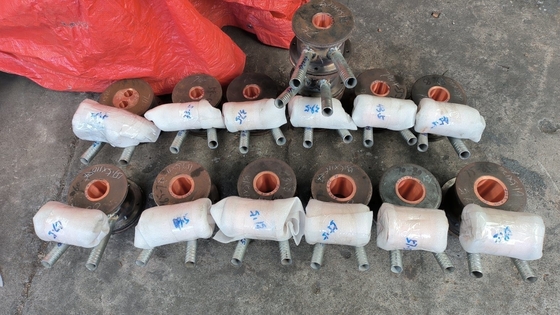 Flake Graphite Water Jacket Copper Ring Isolation Bricks per forni di costruzione in ottone