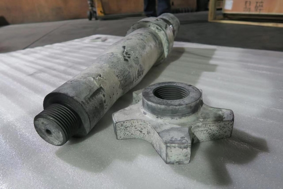 Rotore di grafite 100% antiossidazione del carbonio per la produzione di alluminio nell'industria automobilistica
