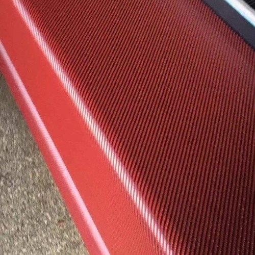 3k 200g Tissuto di colore rosso tessuto di carbonio lunghezza 100 metri per la personalizzazione