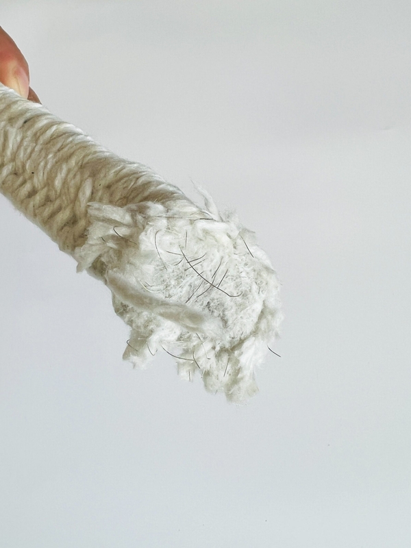 3 mm 12 mm corda di imballaggio in fibre ceramiche ad alta temperatura per isolamento termico e refrattarie