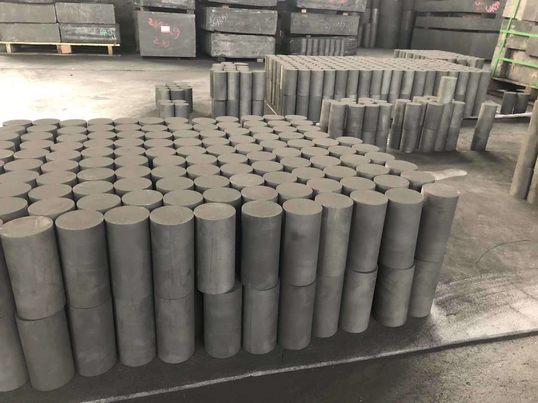 Rotore di grafite personalizzato per l'industria della colata dell'alluminio-alluminio 1.75g densità di massa