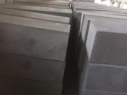 Blocco isostatico di grafite a 100% di carbonio e dimensioni di grani di 10 micron