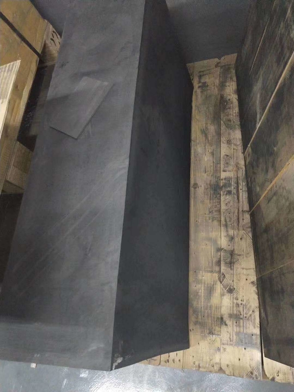 740*400*2300 Grandi blocchi Grafite in piatto Densità di massa 1,75 Morfologia cristallina 0,8 mm