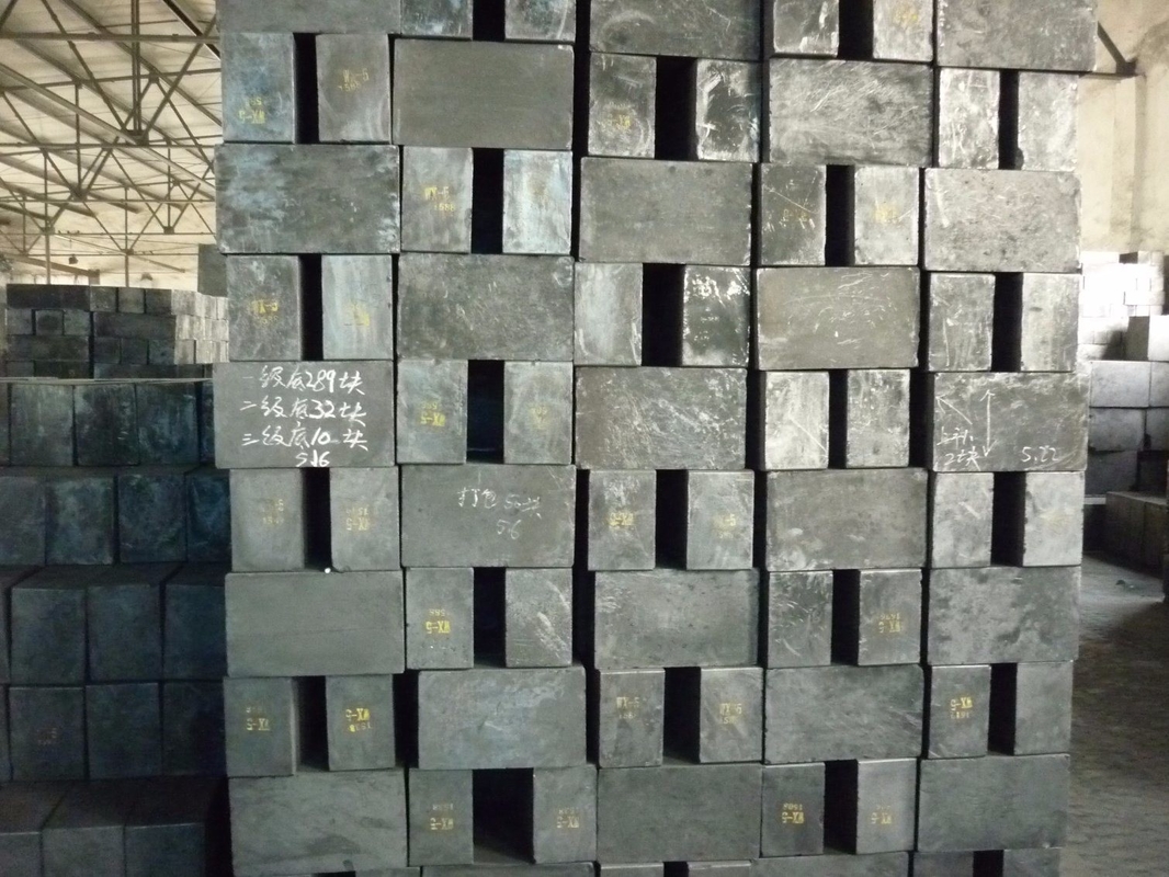 Grado industriale Grado 100% carbonio modellato 1.80g blocco di grafite per diverse dimensioni