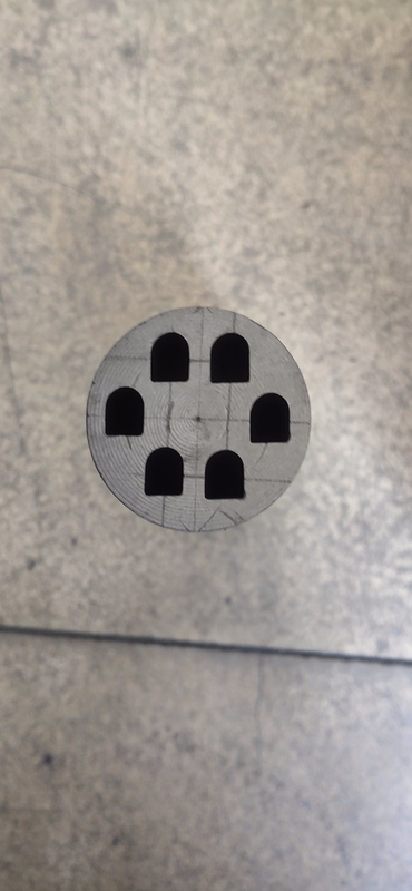Stampo di grafite rotondo per la fusione di ottone quattro sei otto fori secondo il tuo disegno