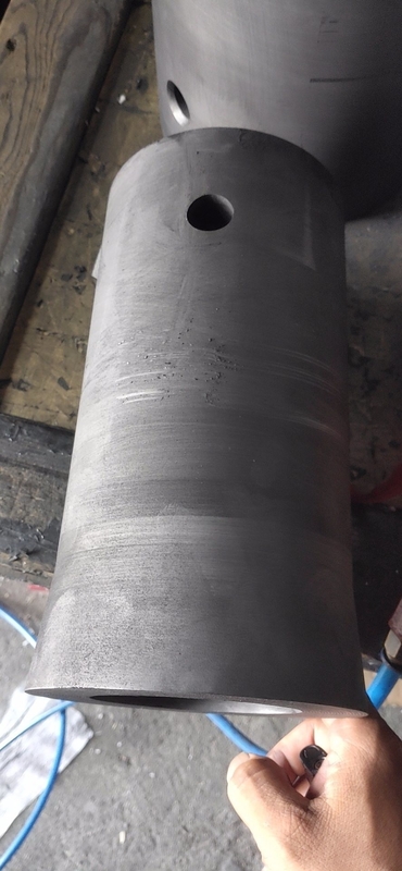 Riser in grafite nero personalizzato per la fusione continua di ottoni secondo il tuo disegno
