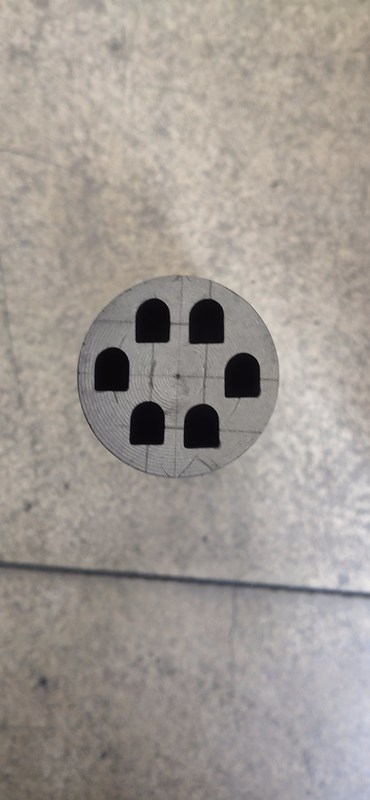 Densità di grado industriale 1,85 gcm Intimo rivestimento grafite per la fusione di ottone/rame