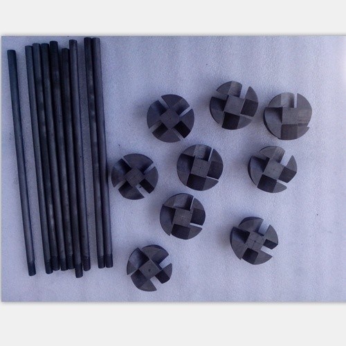 Grado industriale e 1,72g Densità di massa Resina Impregnato rotore di grafite personalizzato