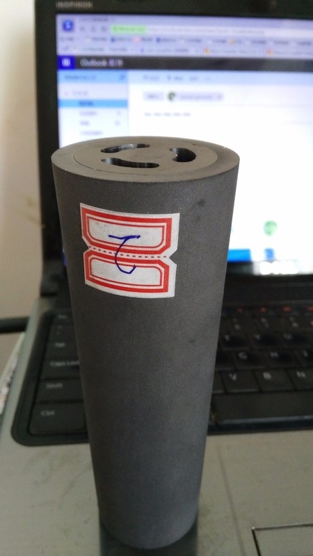 Stampi di grafite per la fusione del rame 1.85 densità di massa 100% composizione di carbonio