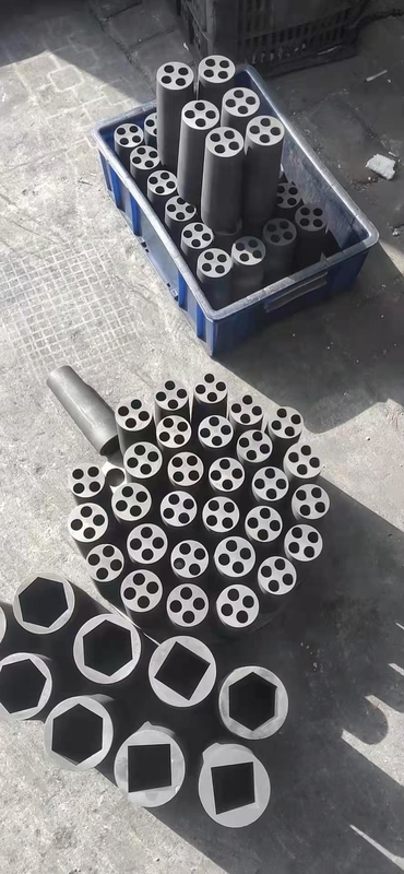 Tecnologia di supporto Stampo di grafite per barre rotonde solide Barre di bronzo a fusione continua